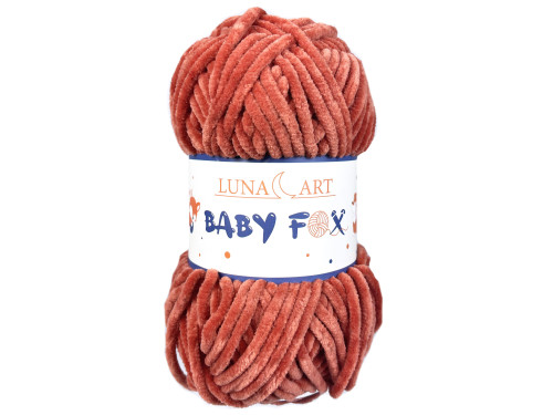 Baby Fox polyester knitting yarn - Luna Art - 27, 100 g, 120 m