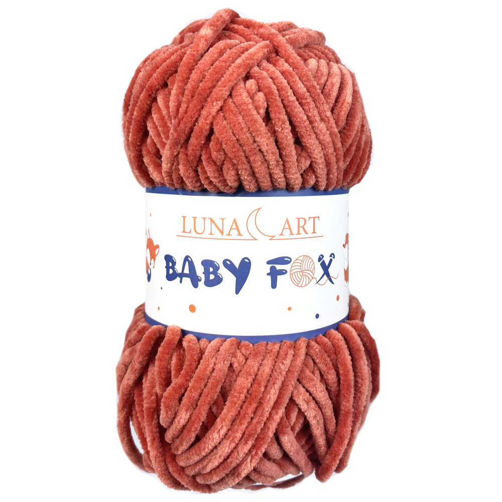 Baby Fox polyester knitting yarn - Luna Art - 27, 100 g, 120 m