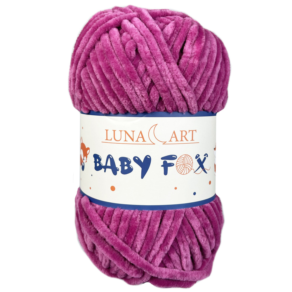 Baby Fox polyester knitting yarn - Luna Art - 22, 100 g, 120 m