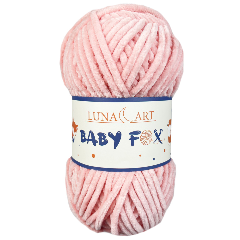 Baby Fox polyester knitting yarn - Luna Art - 21, 100 g, 120 m