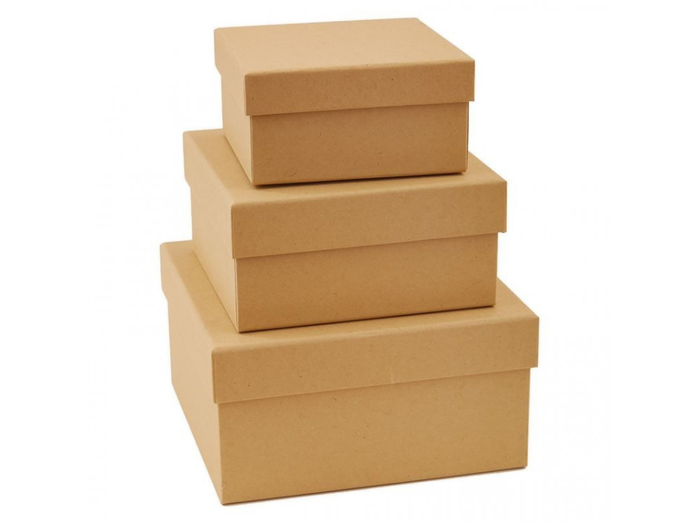Nesting boxes, squares - Papermania - 3 pcs.