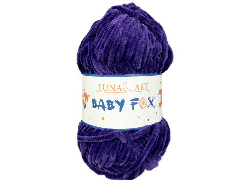 Baby Fox polyester knitting yarn - Luna Art - 16, 100 g, 120 m