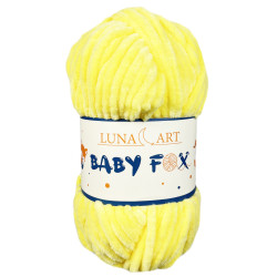 Baby Fox polyester knitting yarn - Luna Art - 14, 100 g, 120 m