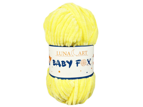 Baby Fox polyester knitting yarn - Luna Art - 14, 100 g, 120 m