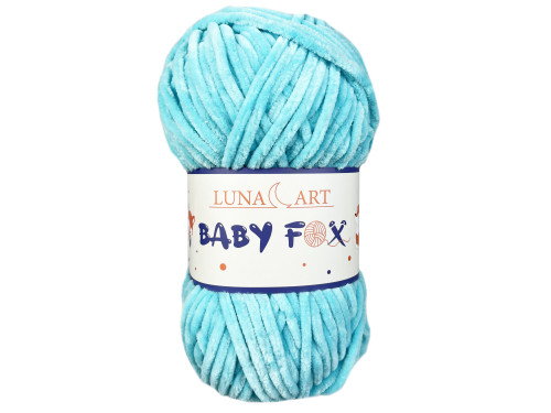 Baby Fox polyester knitting yarn - Luna Art - 13, 100 g, 120 m