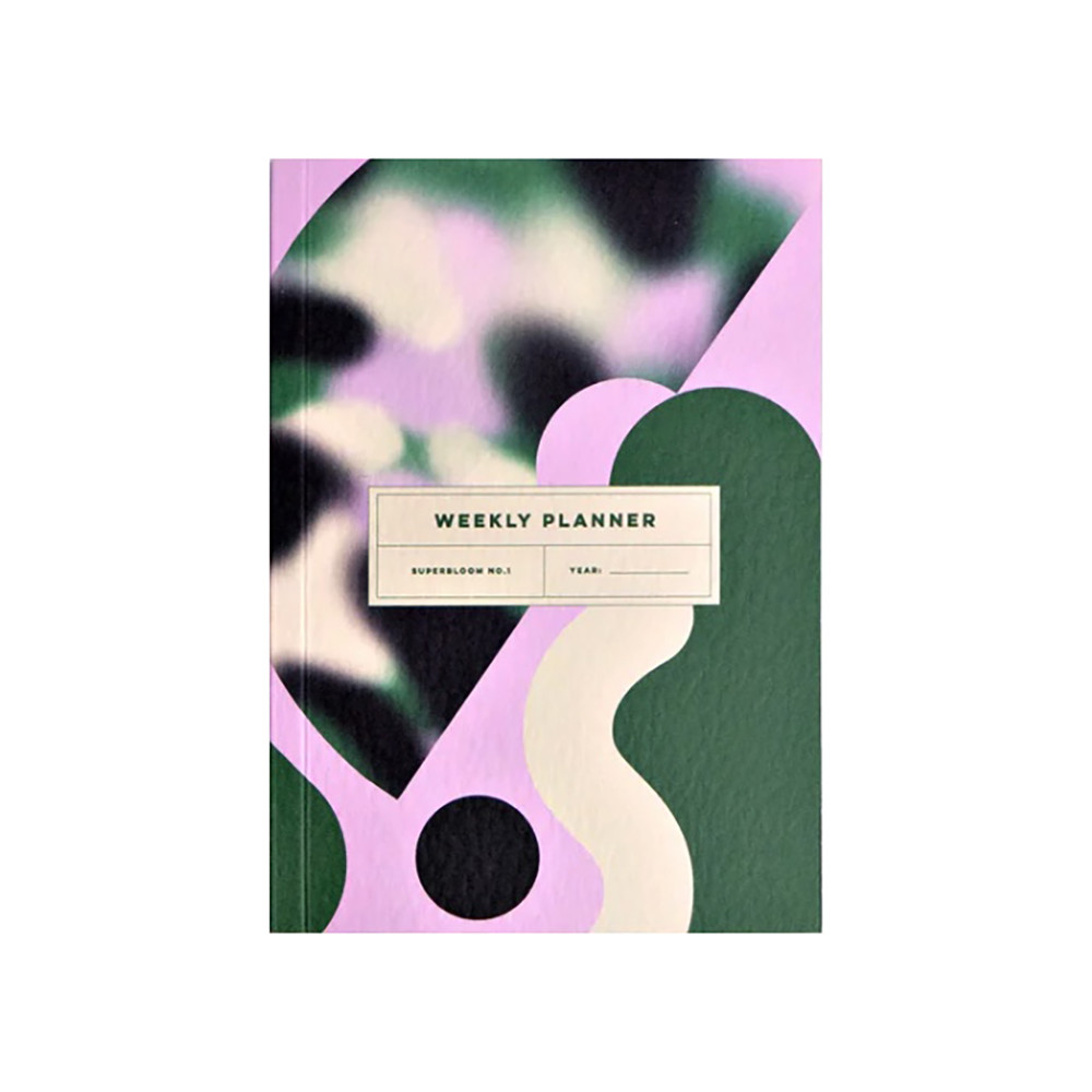 Undated weekly planner Superbloom A6 - The Completist. - 90 g/m2