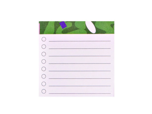 To Do August sticky notes - The Completist. - 50 pcs.