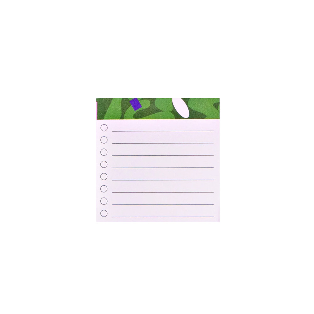 To Do August sticky notes - The Completist. - 50 pcs.