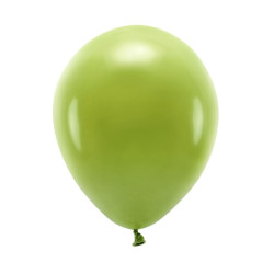 Balony lateksowe Eco Pastel - oliwkowe, 26 cm, 10 szt.