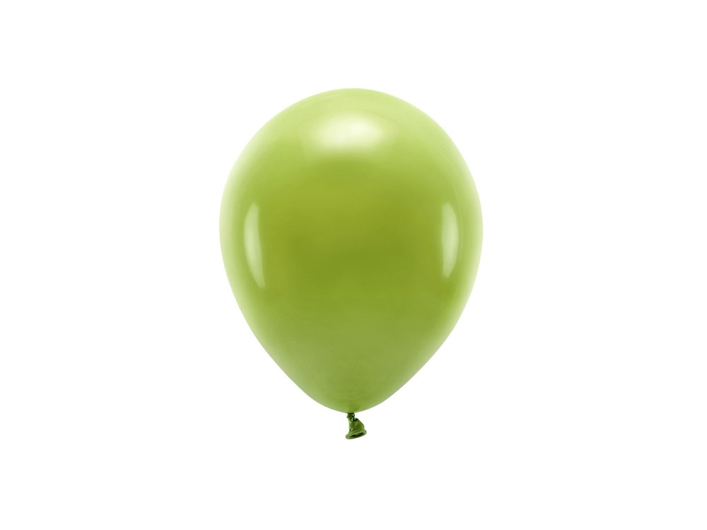 Latex Pastel Eco balloons - olive green, 26 cm, 10 pcs.