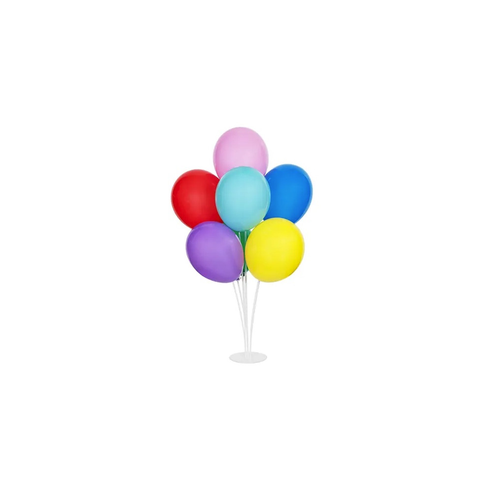 Stojak do dekoracji z balonów - biały, 72 cm