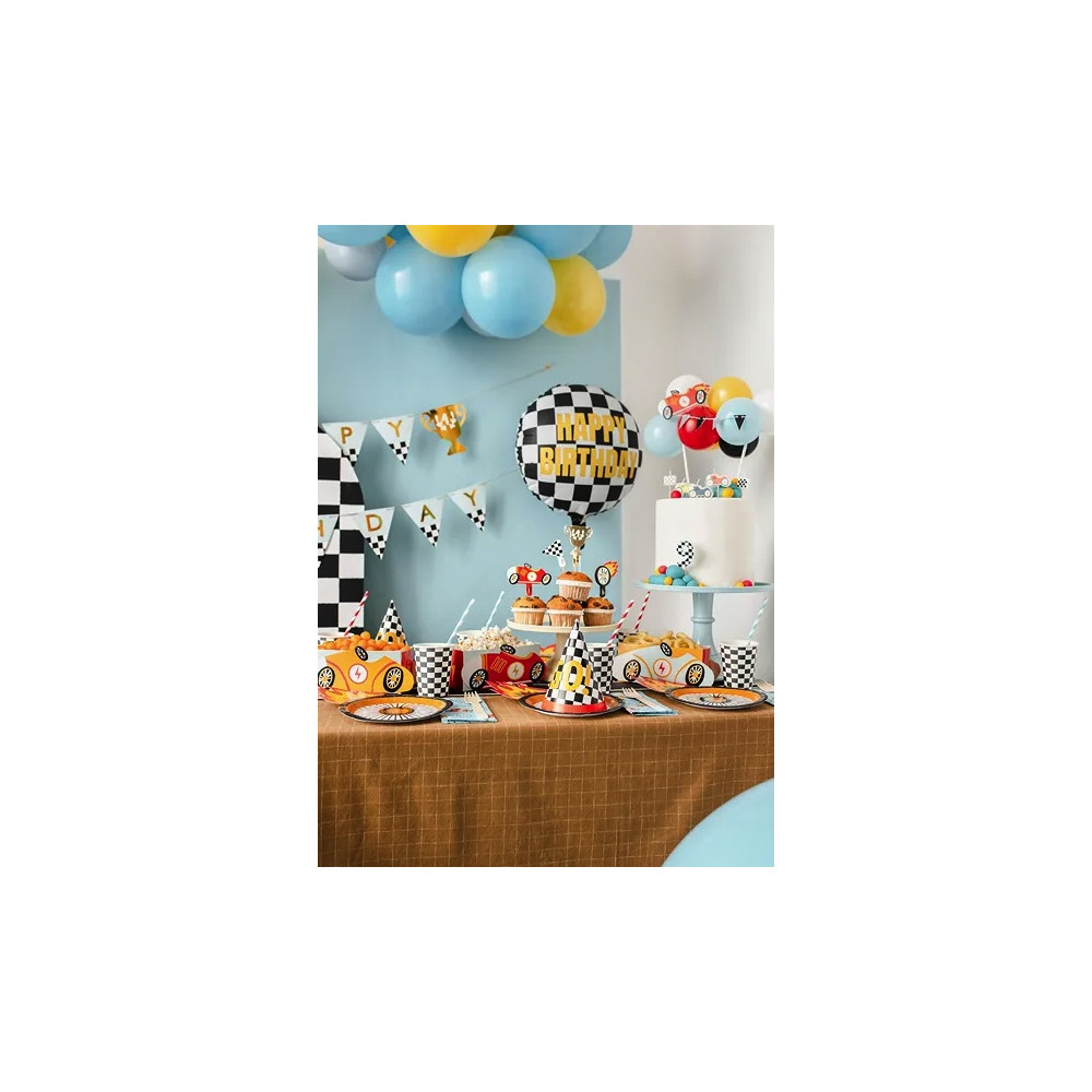 Toppery do muffinek Auta - 12 cm, 4 szt.