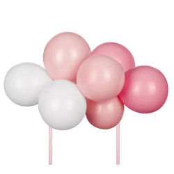 Balloon cake topper - pink, 29 cm