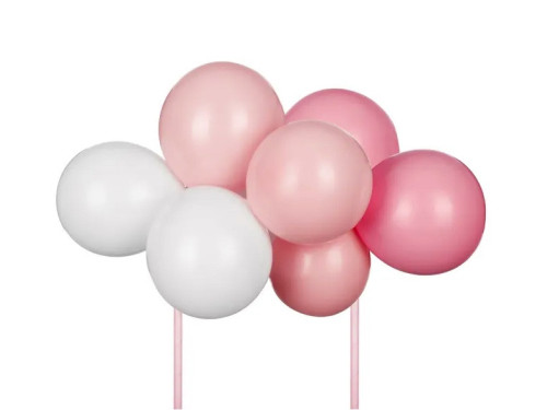 Balloon cake topper - pink, 29 cm
