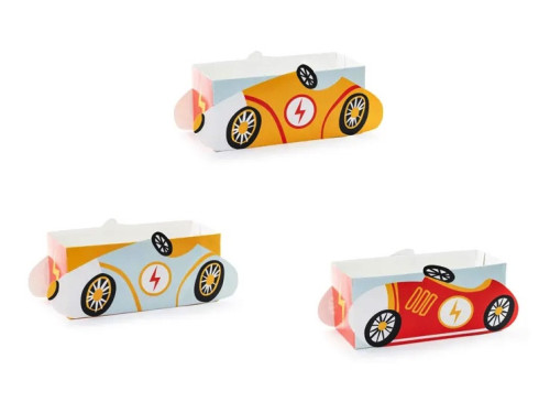 Decorative snack boxes Cars - 3 pcs.