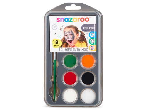 Face paint set - Snazaroo - Halloween, 8 pcs.