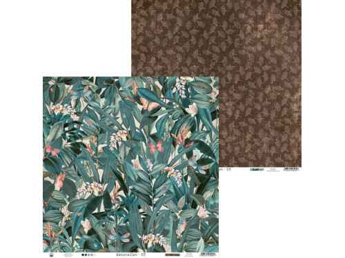 Scrapbooking paper 30,5 x 30,5 cm - Piątek Trzynastego - Naturalist 03