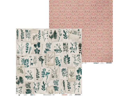 Scrapbooking paper 30,5 x 30,5 cm - Piątek Trzynastego - Naturalist 04