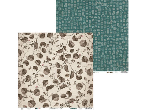 Scrapbooking paper 30,5 x 30,5 cm - Piątek Trzynastego - Naturalist 06