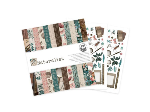 Set of scrapbooking papers 30,5 x 30,5 cm - Piątek Trzynastego - Naturalist