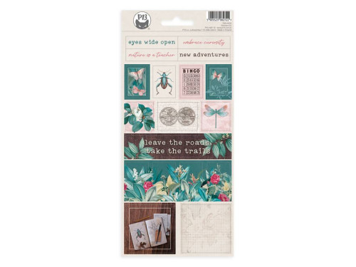 Set of paper stickers 10,5 x 23 cm - Piątek Trzynastego - Naturalist 02