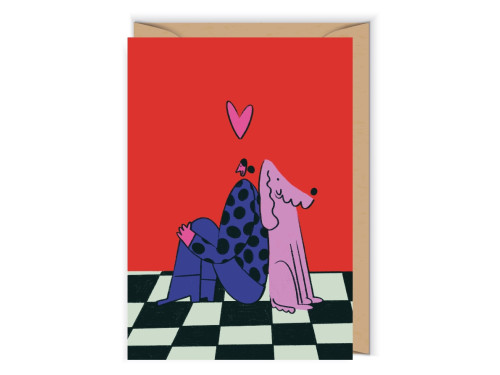 Greeting card 12 x 17 cm - Cudowianki - Dog mum