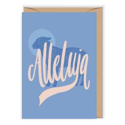 Greeting card 12 x 17 cm - Cudowianki - Alleluja