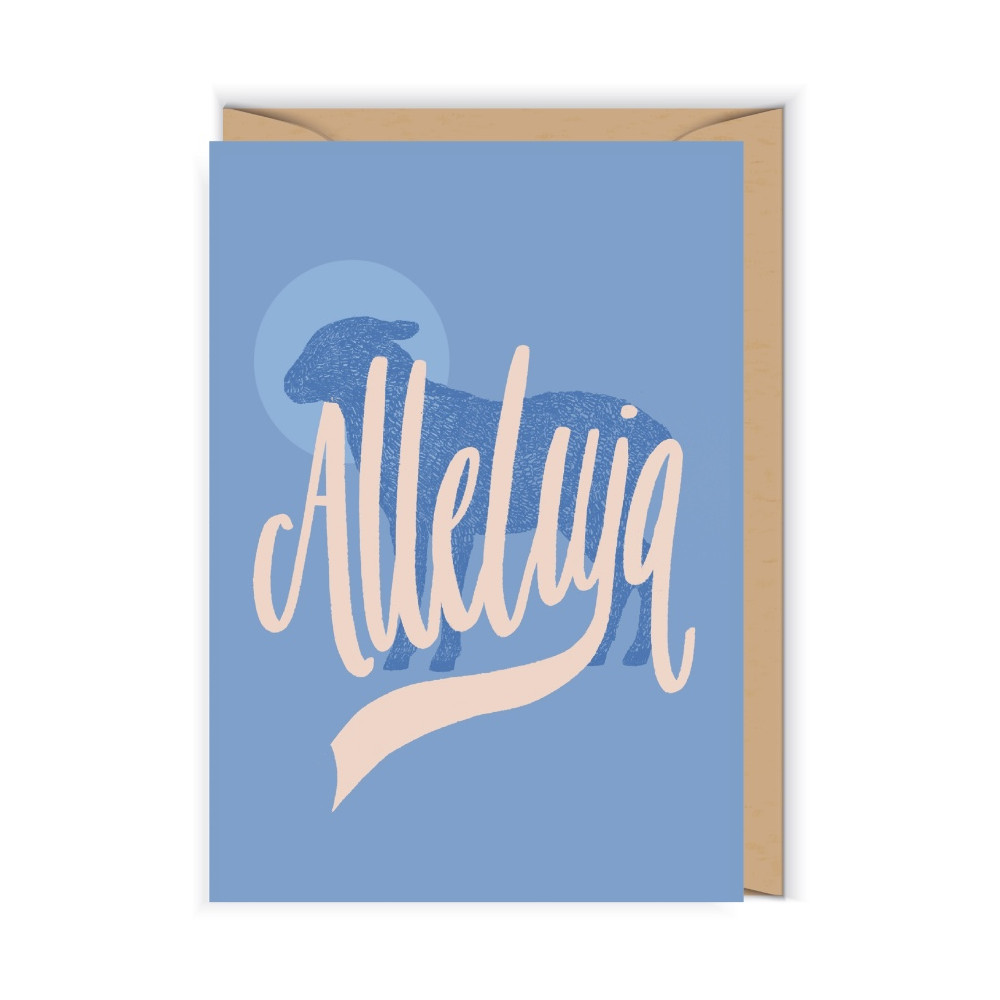 Greeting card 12 x 17 cm - Cudowianki - Alleluja