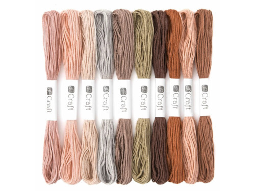 Zestaw mulin Natural - DpCraft - 10 kolorów