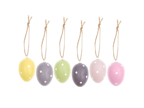 Set of dotted Easter eggs - Rico Design - 6 pcs.