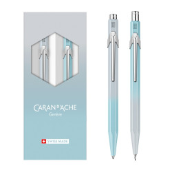 Set of 849 ballpoint pen and pencil 844 - Caran d'Ache - Blue Lagoon, 2 pcs.