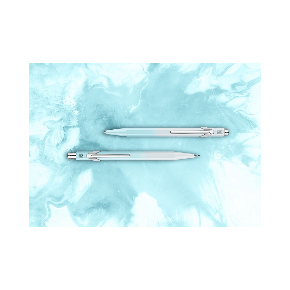 Set of 849 ballpoint pen and pencil 844 - Caran d'Ache - Blue Lagoon, 2 pcs.