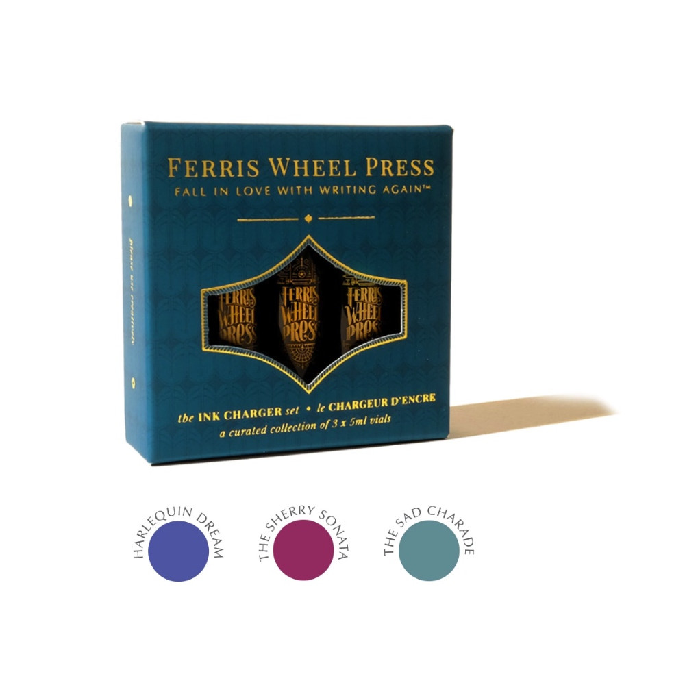 Ink Charger Set - Ferris Wheel Press - The Midnight Masquerade, 3 x 5 ml