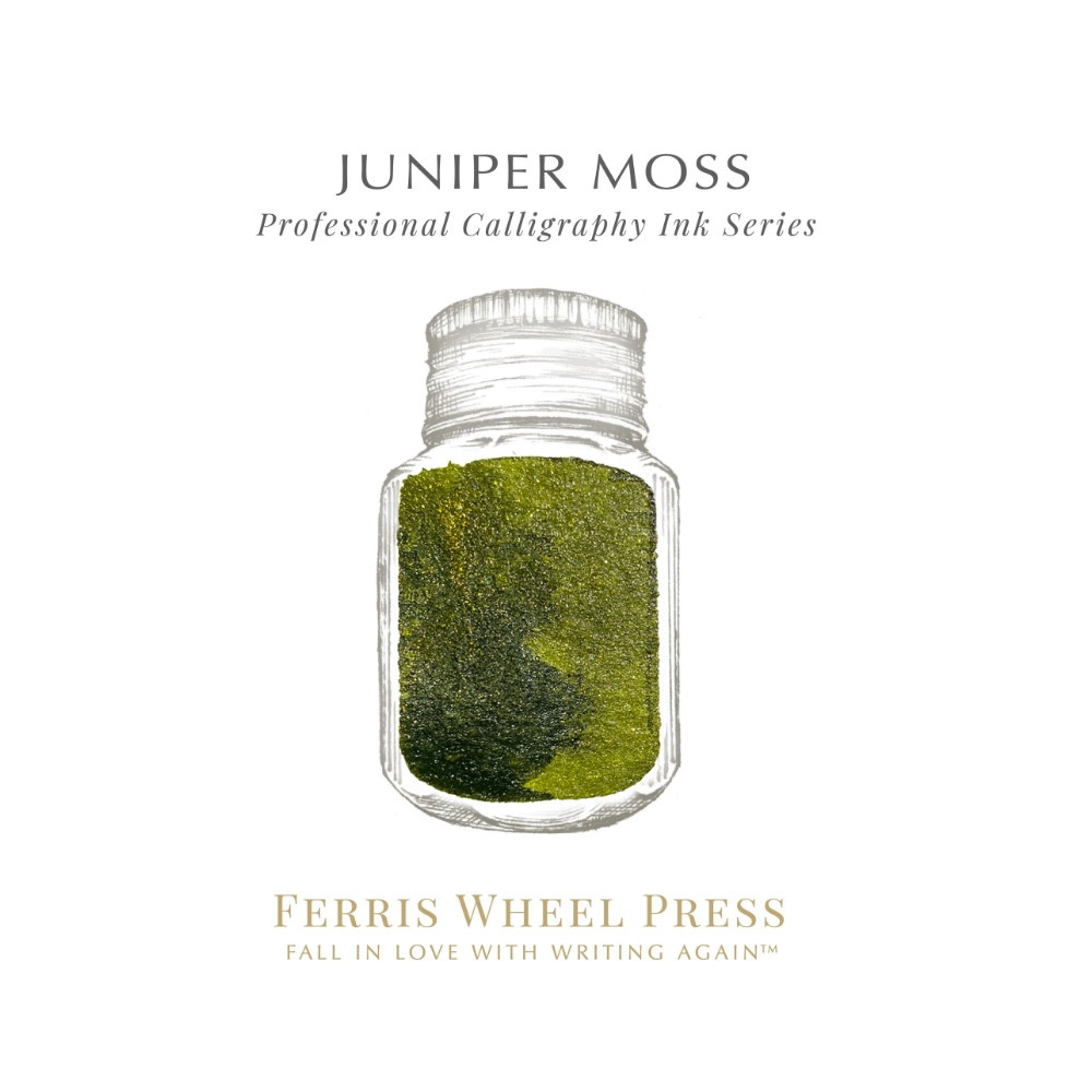 Tusz wodoodporny - Ferris Wheel Press - Juniper Moss, 28 ml