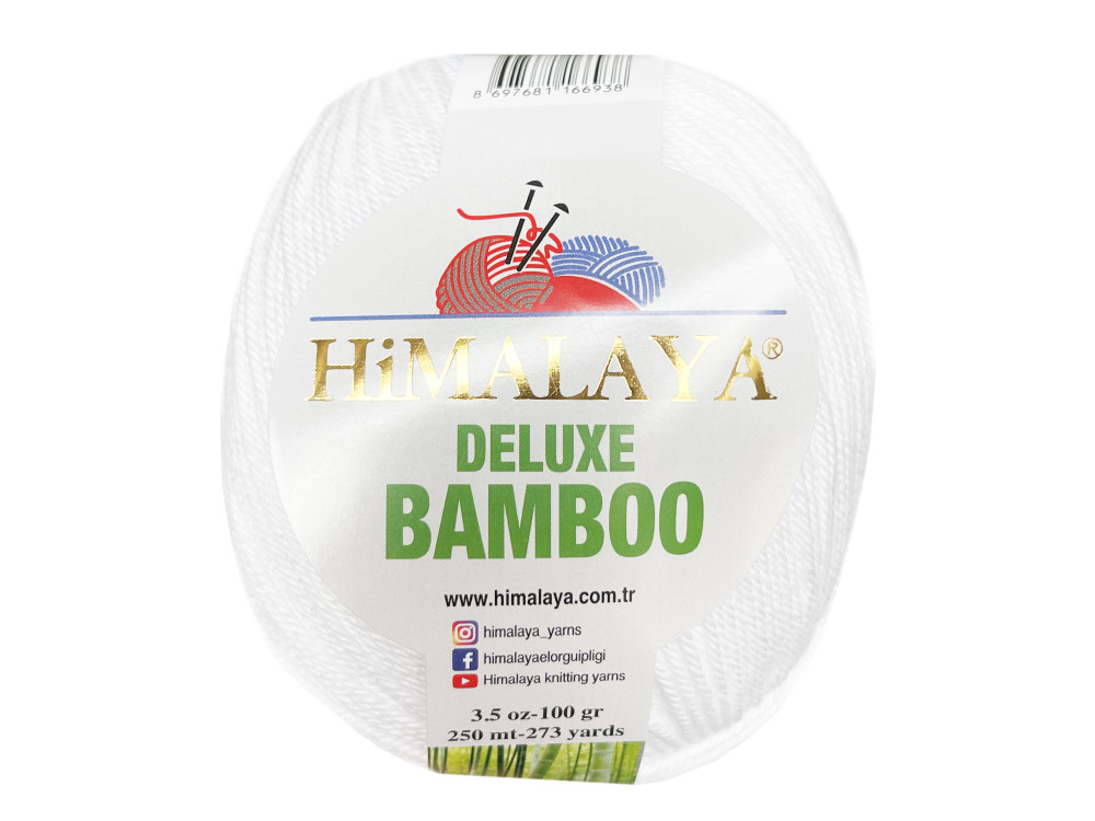 Deluxe Bamboo knitting yarn - Himalaya - 1, 100 g, 250 m
