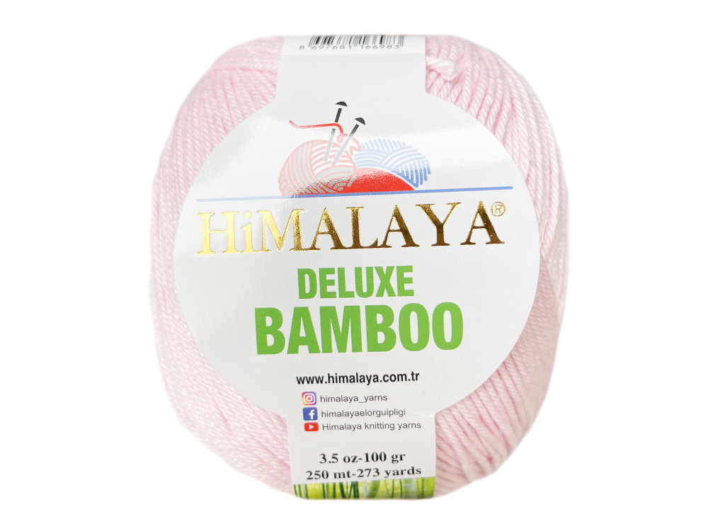 Włóczka bambusowo-bawełniana Deluxe Bamboo - Himalaya - 6, 100 g, 250 m