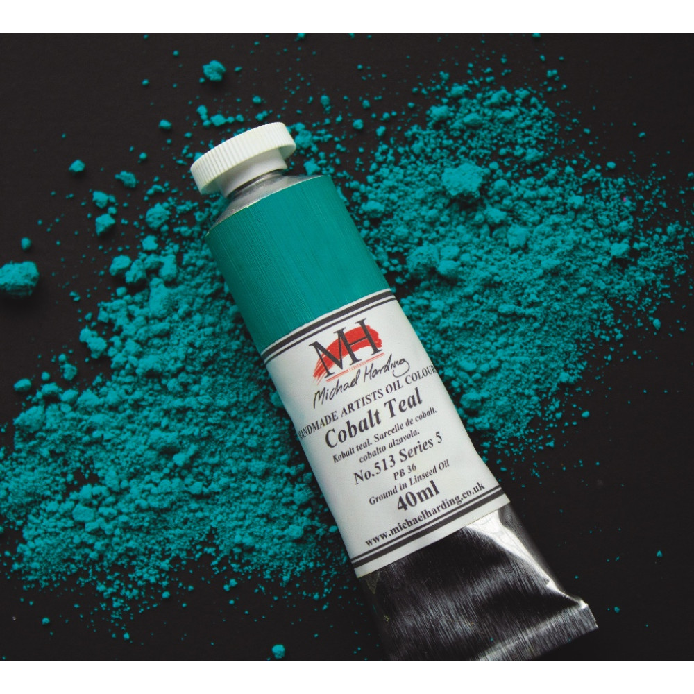 Oil paint - Michael Harding - 603, Cerulean Blue, 40 ml