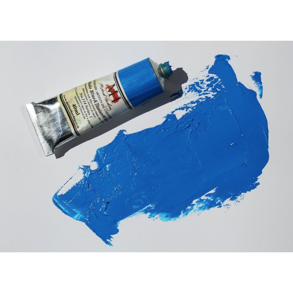 Oil paint - Michael Harding - 516, Cobalt Teal Blue Shade, 40 ml
