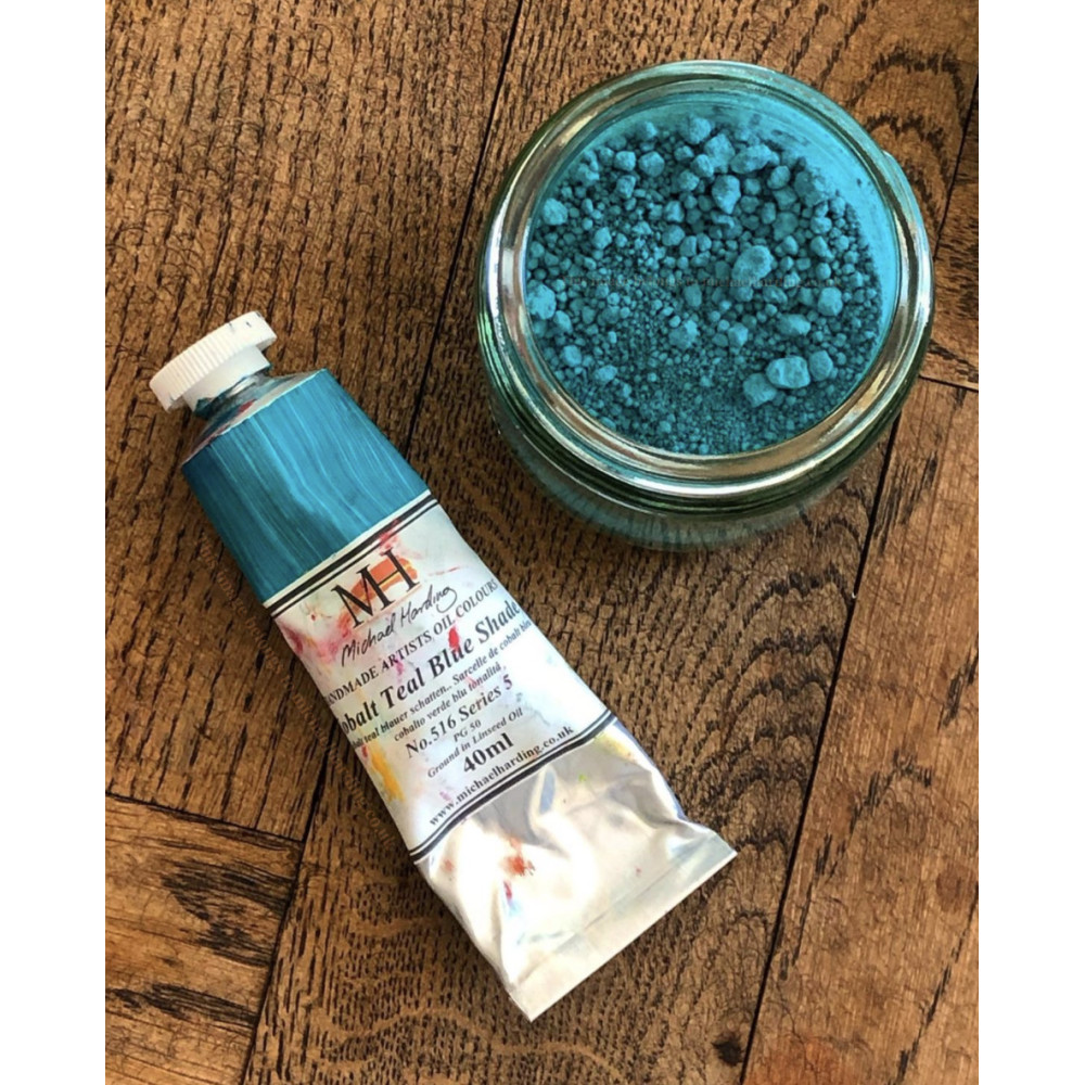 Oil paint - Michael Harding - 507, Cobalt Turquoise Deep, 40 ml