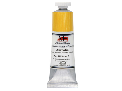 Oil paint - Michael Harding - 501, Aureolin, 40 ml