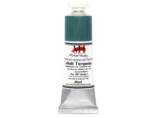 Oil paint - Michael Harding - 507, Cobalt Turquoise Deep, 40 ml