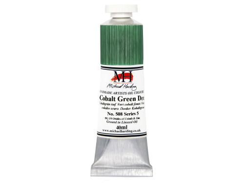 Farba olejna - Michael Harding - 508, Cobalt Green Deep, 40 ml