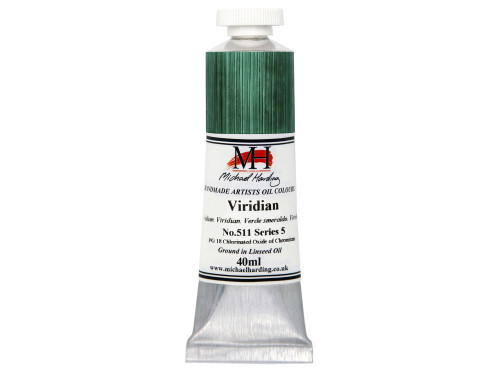Oil paint - Michael Harding - 511, Viridian, 40 ml