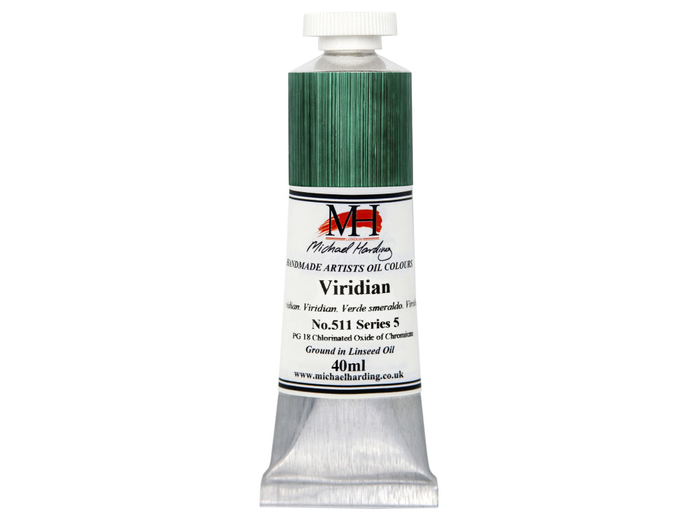 Farba olejna - Michael Harding - 511, Viridian, 40 ml