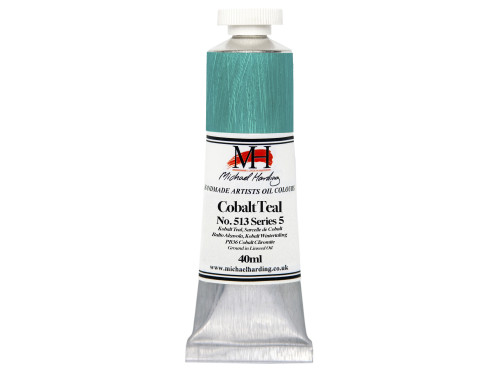 Oil paint - Michael Harding - 513, Cobalt Teal, 40 ml