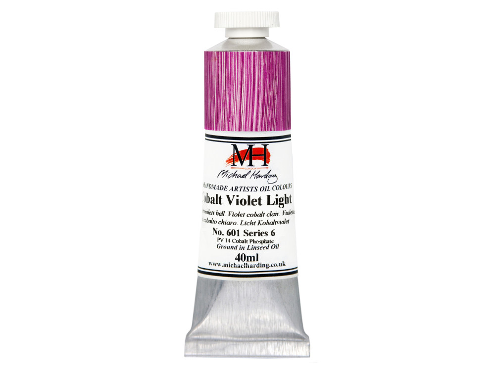 Oil paint - Michael Harding - 601, Cobalt Violet Light, 40 ml