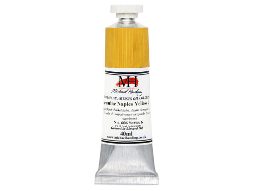 Oil paint - Michael Harding - 606, Genuine Naples Yellow Dark, 40 ml