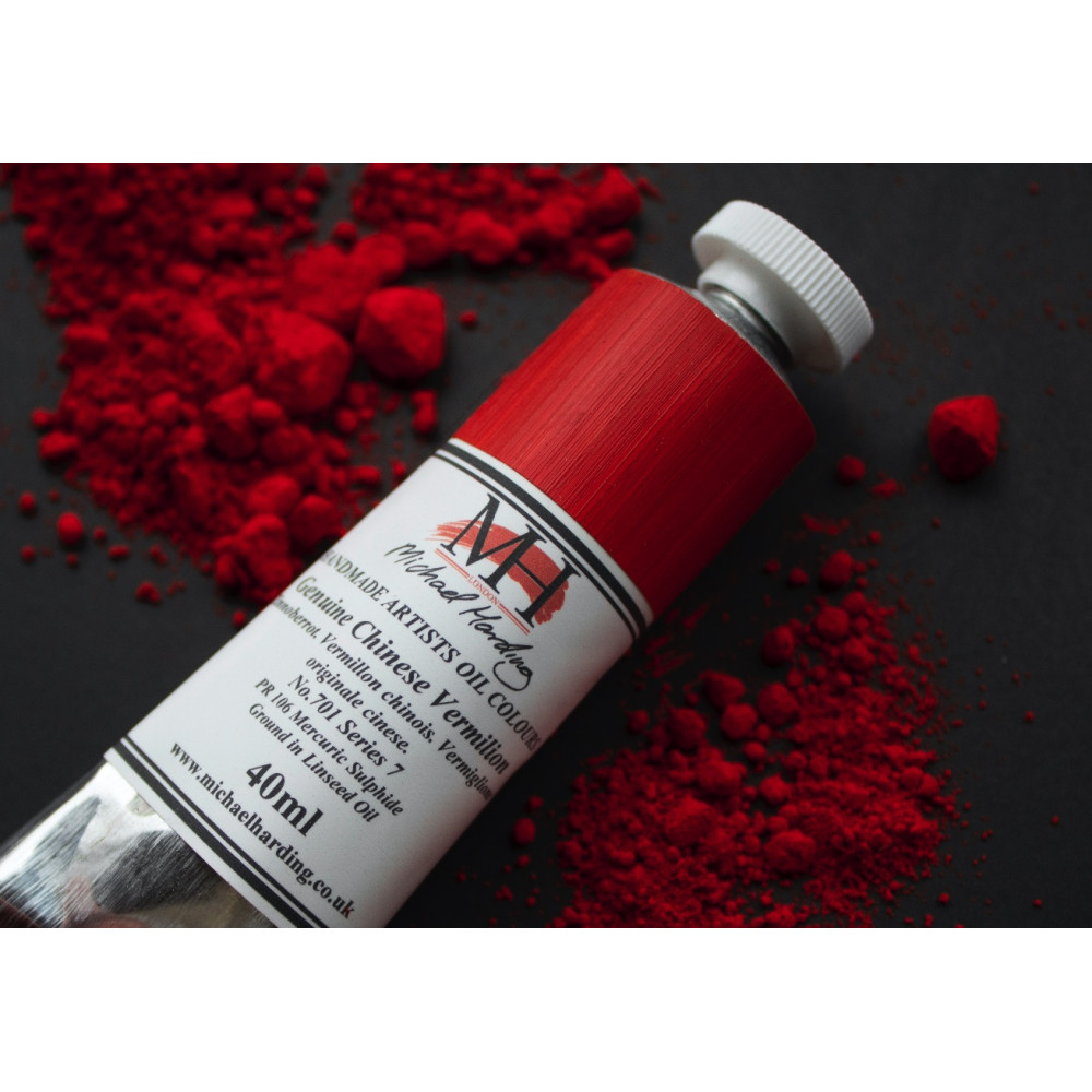 Oil paint - Michael Harding - 406, Crimson Lake, 40 ml