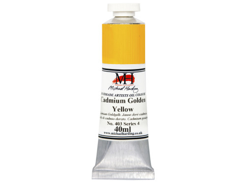 Farba olejna - Michael Harding - 403, Cadmium Golden Yellow, 40 ml