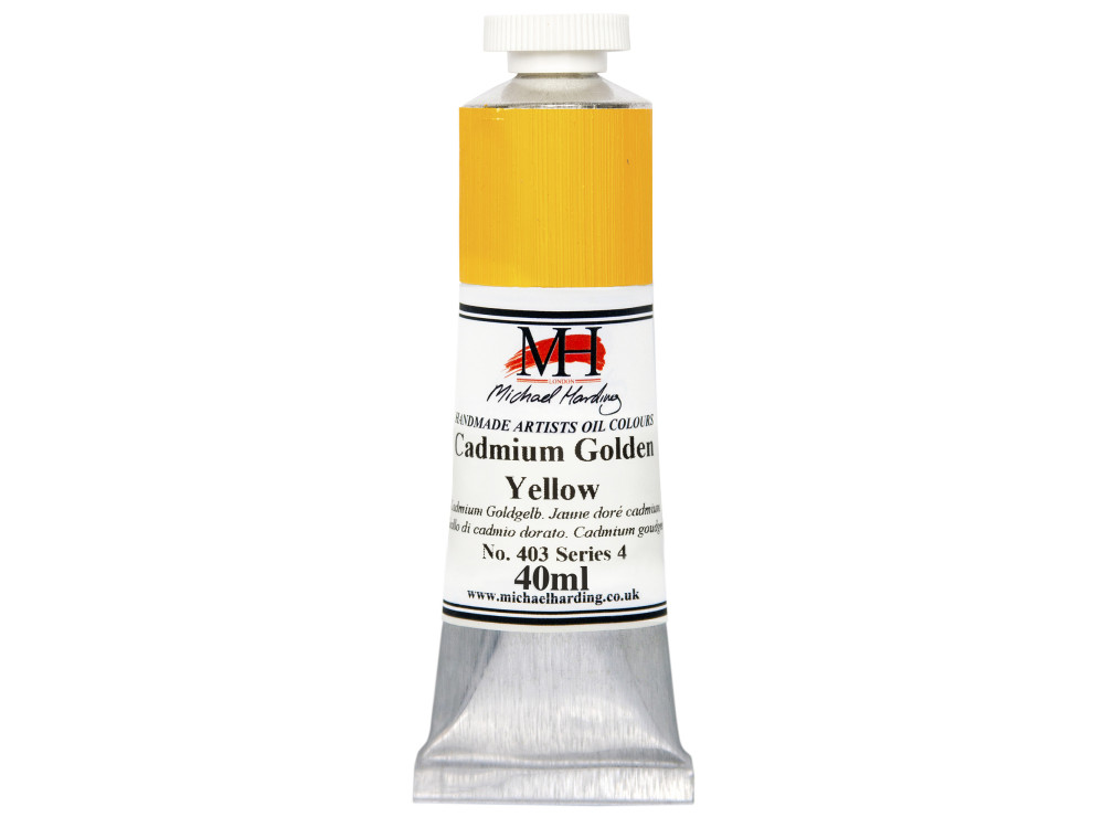 Farba olejna - Michael Harding - 403, Cadmium Golden Yellow, 40 ml